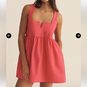 DAILY PRACTICE BY ANTHROPOLOGIE
Sleeveless Split-Neck Mini Dress